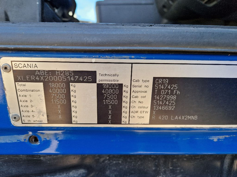 Scania R 420 LA4X2MNB - Влекач: снимка 3 Scania R 420 LA4X2MNB - Влекач: снимка 3