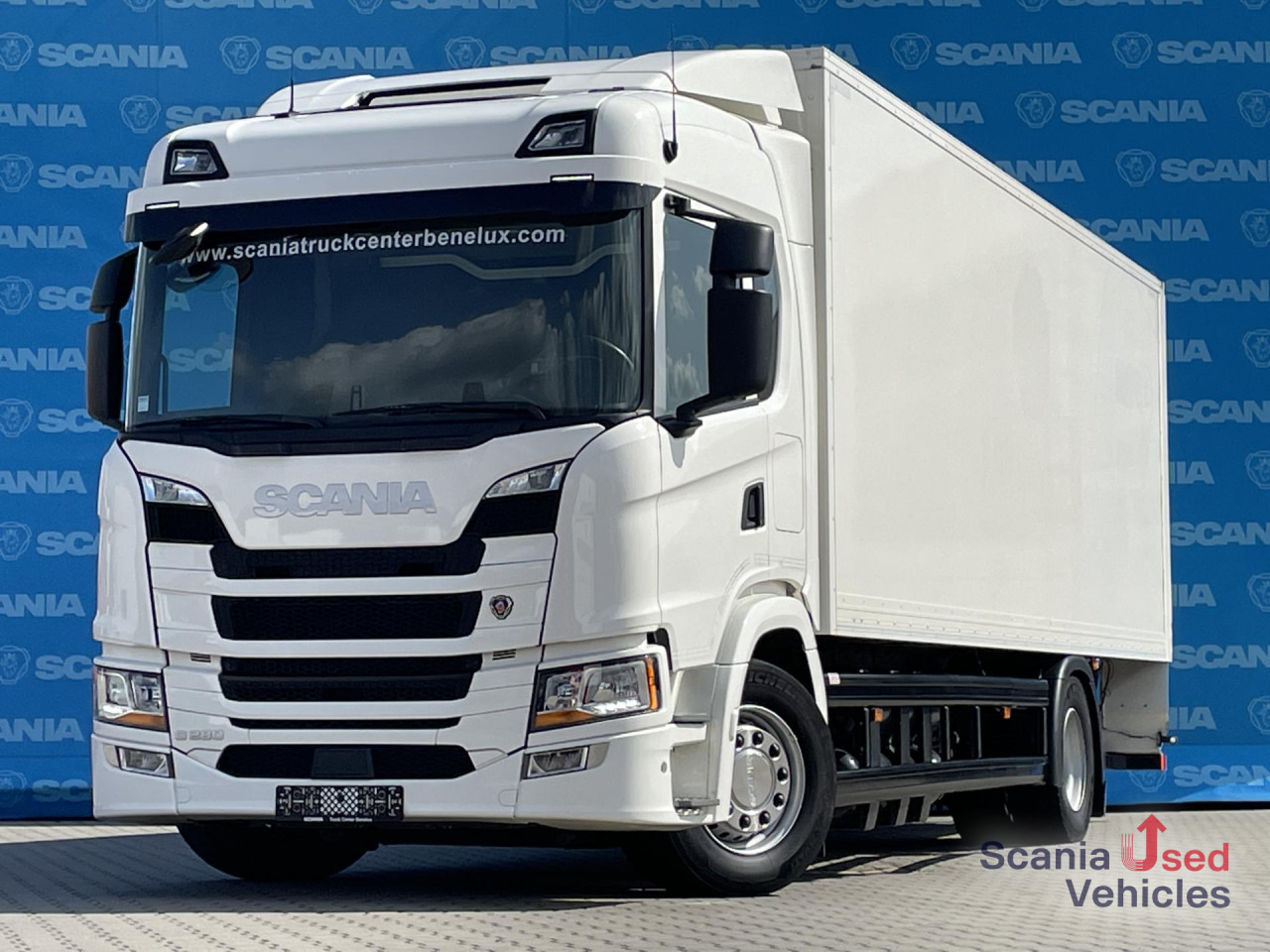 SCANIA G 280 B4x2NB RETARDER FULL AIR CNG TAIL LIFT 2.5T - Камион фургон: снимка 1 SCANIA G 280 B4x2NB RETARDER FULL AIR CNG TAIL LIFT 2.5T - Камион фургон: снимка 1
