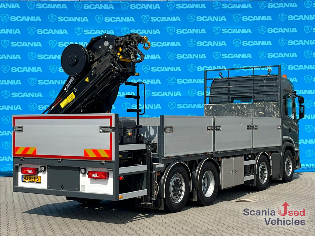 Бордови камион SCANIA G 450 B8x2*6NB DIFF-L HIAB X-HIPRO 262 EP-4: снимка 10