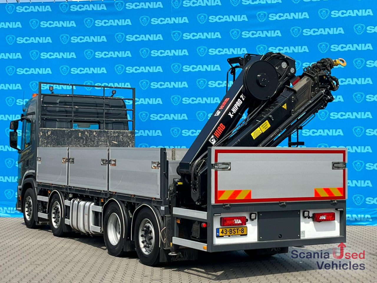 Бордови камион SCANIA G 450 B8x2*6NB DIFF-L HIAB X-HIPRO 262 EP-4: снимка 9