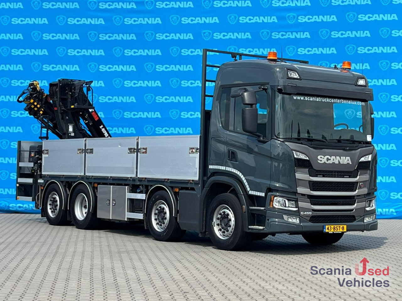 Бордови камион SCANIA G 450 B8x2*6NB DIFF-L HIAB X-HIPRO 262 EP-4: снимка 8