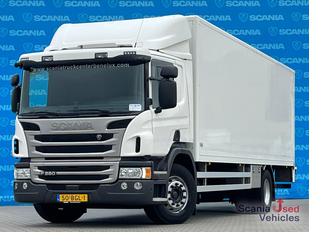 SCANIA P 280 DB4x2MNA TAILLIFT 2T BOX 750x249x230cm - Камион фургон: снимка 1 SCANIA P 280 DB4x2MNA TAILLIFT 2T BOX 750x249x230cm - Камион фургон: снимка 1