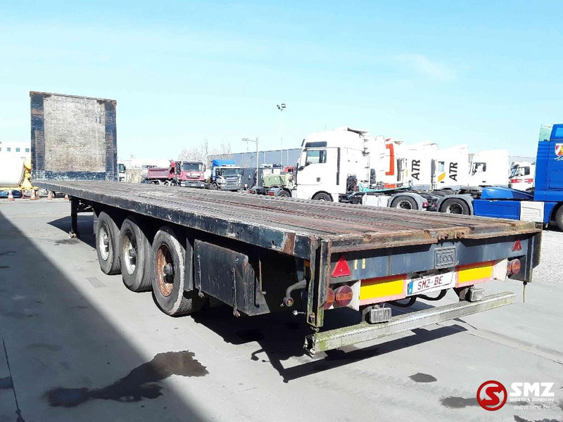 Бордово полуремарке/ Платформа Floor Oplegger tambours/trommel: снимка 6