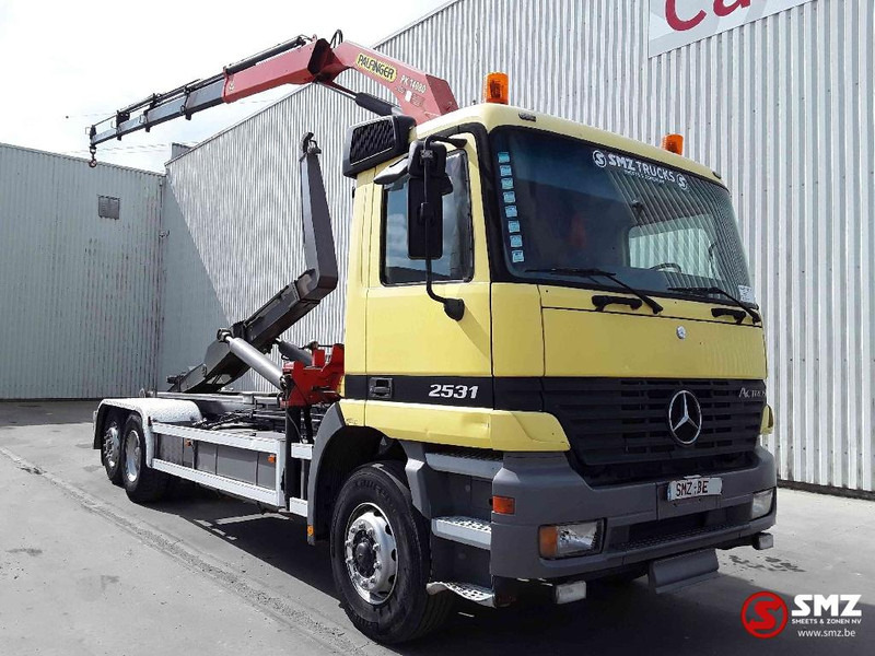 Mercedes-Benz Actros 2631 palfinger pk 14080-4 - Контейнеровоз/ Сменна каросерия камион, Камион с кран: снимка 1 Mercedes-Benz Actros 2631 palfinger pk 14080-4 - Контейнеровоз/ Сменна каросерия камион, Камион с кран: снимка 1