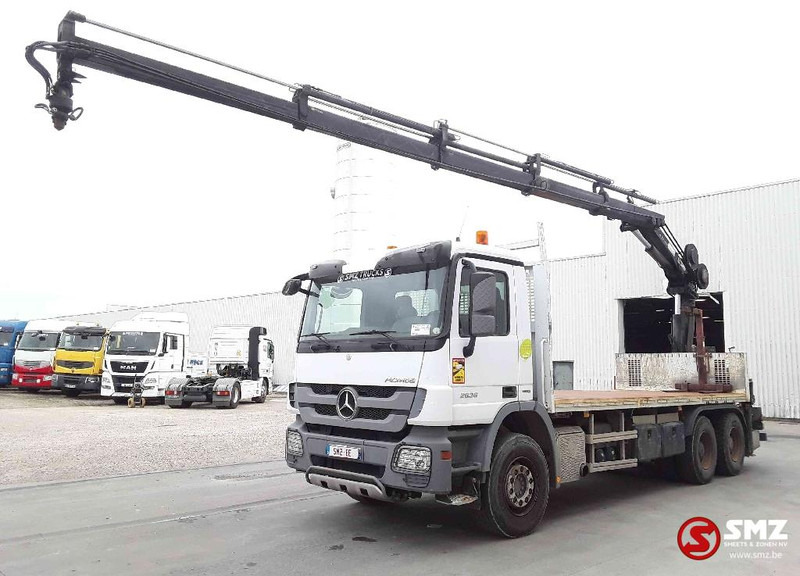 Mercedes-Benz Actros 2636 hiab 166fs 4 remote - Бордови камион, Камион с кран: снимка 5 Mercedes-Benz Actros 2636 hiab 166fs 4 remote - Бордови камион, Камион с кран: снимка 5