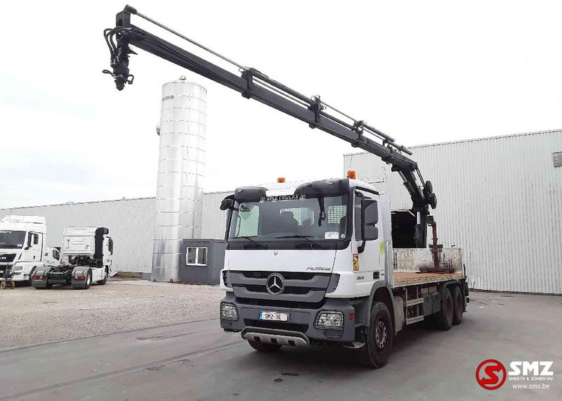 Mercedes-Benz Actros 2636 hiab 166fs 4 remote - Бордови камион, Камион с кран: снимка 3 Mercedes-Benz Actros 2636 hiab 166fs 4 remote - Бордови камион, Камион с кран: снимка 3