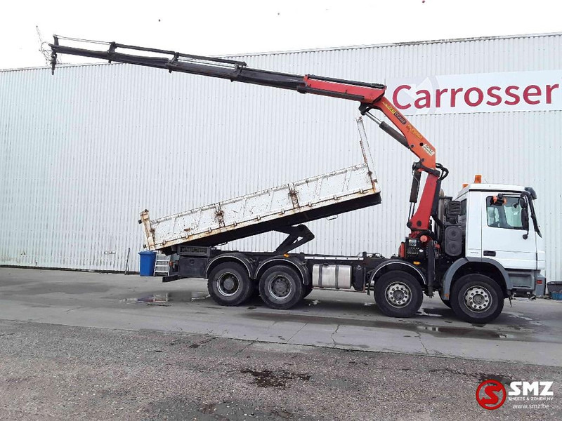 Mercedes-Benz Actros 4144 palfinber pk2002/4Ext remote - Самосвал камион, Камион с кран: снимка 4 Mercedes-Benz Actros 4144 palfinber pk2002/4Ext remote - Самосвал камион, Камион с кран: снимка 4