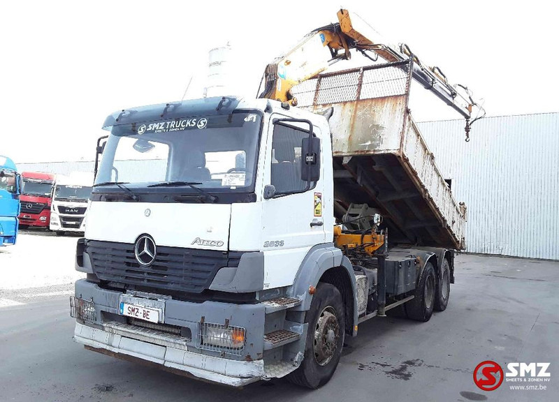Mercedes-Benz Atego 2633 effer 3 ext +remote 6x4 - Самосвал камион, Камион с кран: снимка 3 Mercedes-Benz Atego 2633 effer 3 ext +remote 6x4 - Самосвал камион, Камион с кран: снимка 3