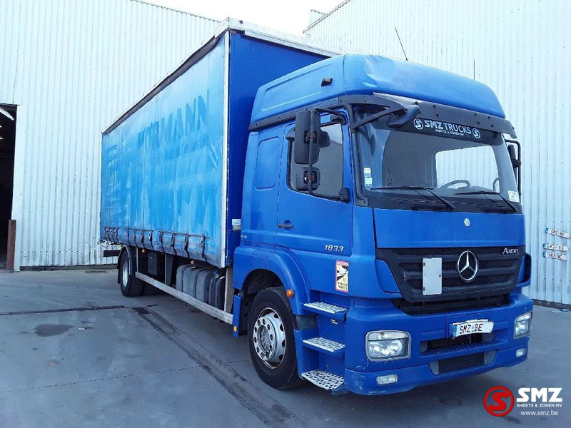Mercedes-Benz Axor 1833 - Камион с брезент: снимка 1 Mercedes-Benz Axor 1833 - Камион с брезент: снимка 1