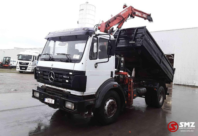 Mercedes-Benz SK 1824 lames grue Atlas Ak 80-1 - Самосвал камион, Камион с кран: снимка 3 Mercedes-Benz SK 1824 lames grue Atlas Ak 80-1 - Самосвал камион, Камион с кран: снимка 3