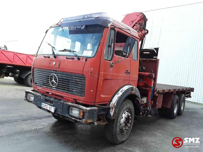 Mercedes-Benz SK 2635 6x4 +marrel 1703 - Бордови камион, Камион с кран: снимка 3 Mercedes-Benz SK 2635 6x4 +marrel 1703 - Бордови камион, Камион с кран: снимка 3