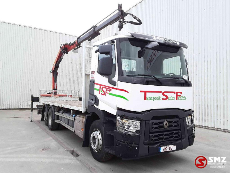 Renault C 430 palfinger pk 1001 remote - Бордови камион, Камион с кран: снимка 1 Renault C 430 palfinger pk 1001 remote - Бордови камион, Камион с кран: снимка 1
