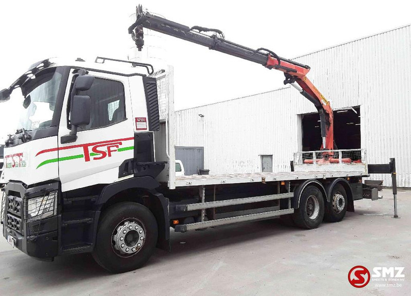 Renault C 430 palfinger pk 1001 remote - Бордови камион, Камион с кран: снимка 5 Renault C 430 palfinger pk 1001 remote - Бордови камион, Камион с кран: снимка 5