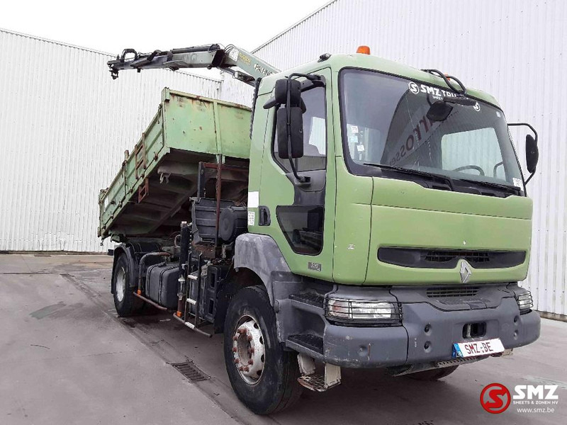 Renault Kerax 320 palfinger pk 1000-remote - Самосвал камион, Камион с кран: снимка 1 Renault Kerax 320 palfinger pk 1000-remote - Самосвал камион, Камион с кран: снимка 1