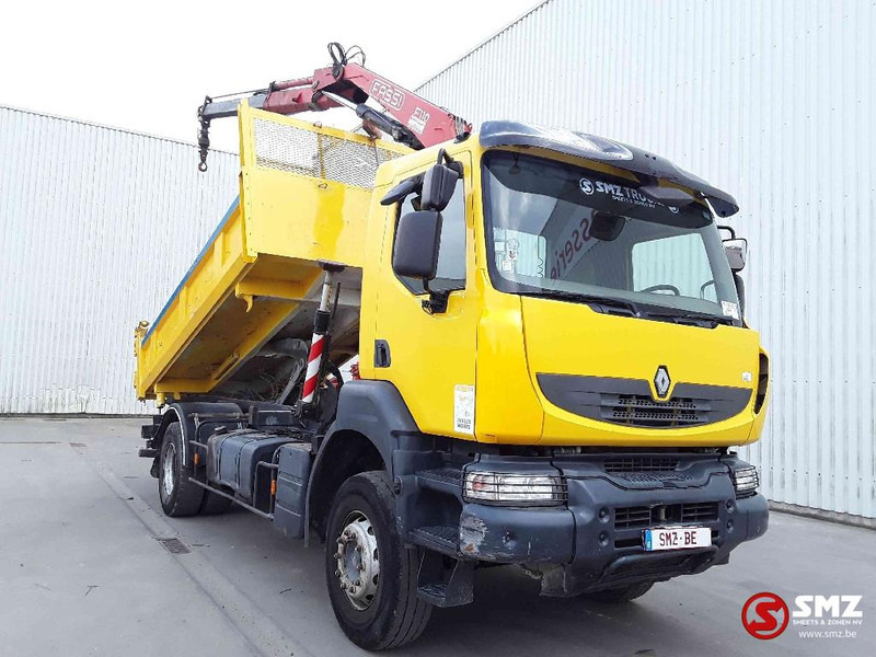 Renault Kerax 380 Fassi F110A.21 - Самосвал камион, Камион с кран: снимка 1 Renault Kerax 380 Fassi F110A.21 - Самосвал камион, Камион с кран: снимка 1
