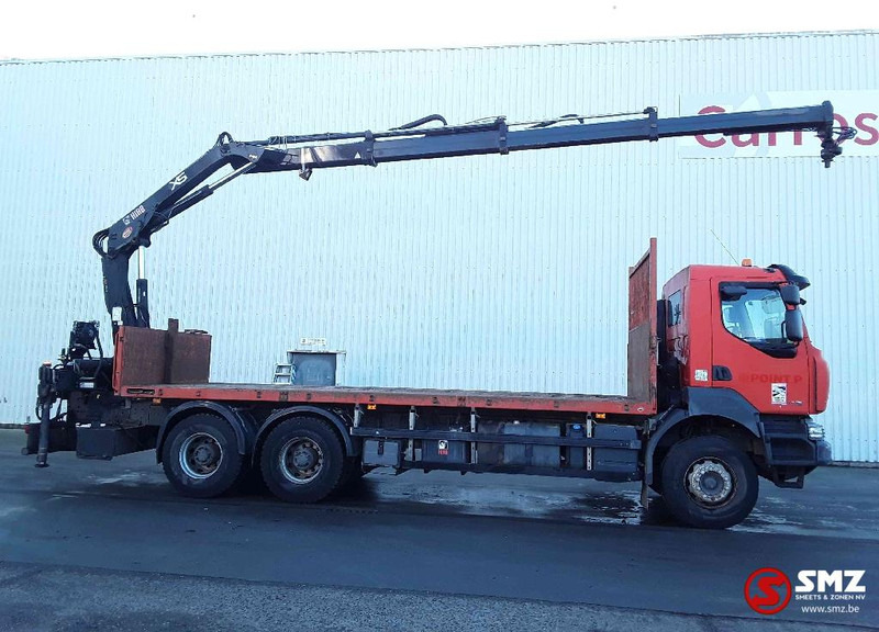 Renault Kerax 430 Hiab 166B_3-remote - Бордови камион, Камион с кран: снимка 4 Renault Kerax 430 Hiab 166B_3-remote - Бордови камион, Камион с кран: снимка 4