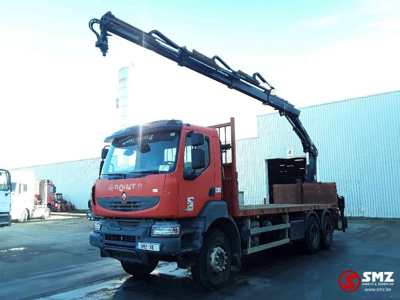 Renault Kerax 430 Hiab 166B_3-remote - Бордови камион, Камион с кран: снимка 3 Renault Kerax 430 Hiab 166B_3-remote - Бордови камион, Камион с кран: снимка 3
