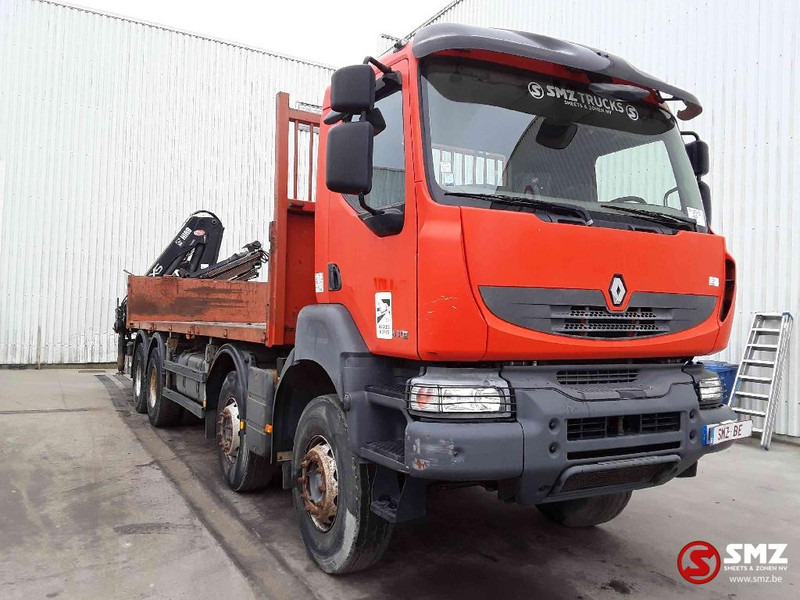 Renault Kerax 430 hiab 166 B- +remote - Бордови камион, Камион с кран: снимка 1 Renault Kerax 430 hiab 166 B- +remote - Бордови камион, Камион с кран: снимка 1