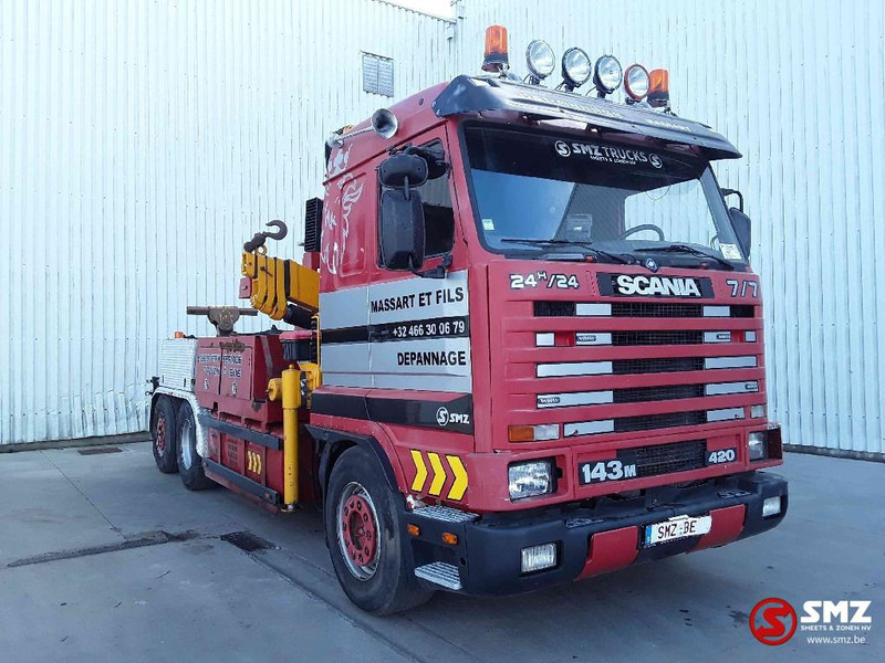 Scania 143 M 420 depannage + pesi 3 - Камион пътна помощ: снимка 1 Scania 143 M 420 depannage + pesi 3 - Камион пътна помощ: снимка 1
