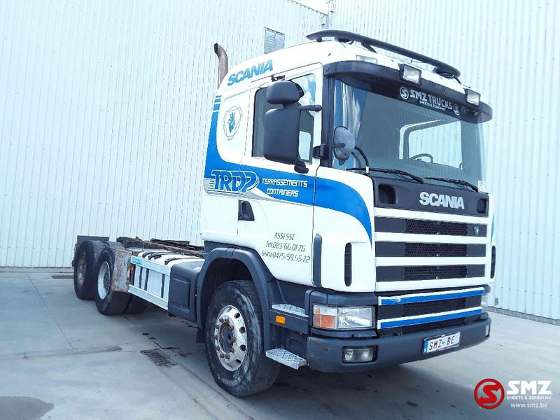 Scania 164 L 480 zijschade/side dammage - Шаси кабина: снимка 1 Scania 164 L 480 zijschade/side dammage - Шаси кабина: снимка 1