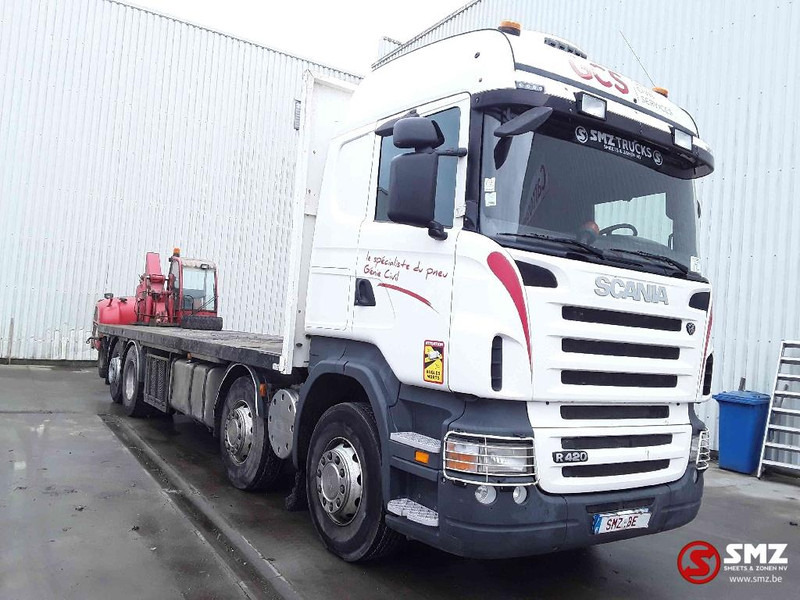 Scania R 420 8x2 +manitou TMT 25.20 - Бордови камион: снимка 1 Scania R 420 8x2 +manitou TMT 25.20 - Бордови камион: снимка 1