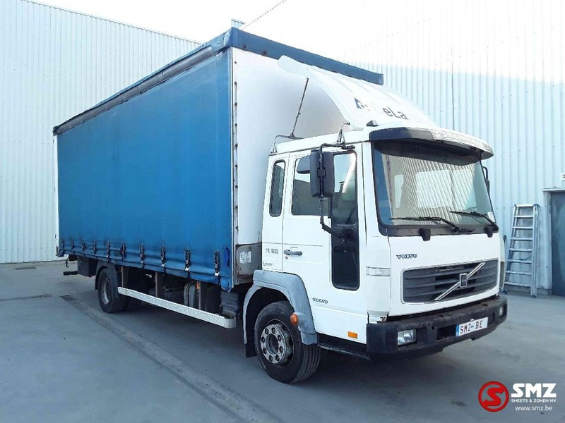 Volvo FL6 180 lames-steel - Камион с брезент: снимка 1 Volvo FL6 180 lames-steel - Камион с брезент: снимка 1