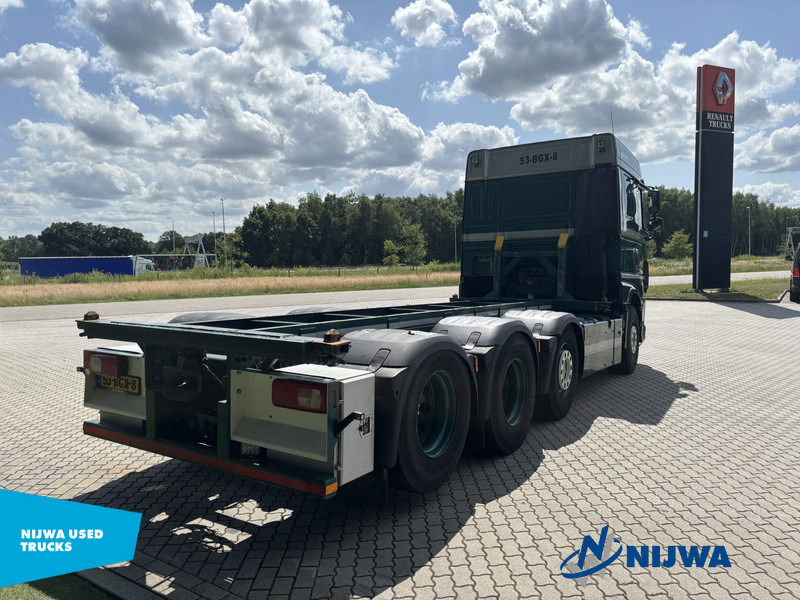 DAF XF 460 8x2 20ft container systeem - Контейнеровоз/ Сменна каросерия камион: снимка 3 DAF XF 460 8x2 20ft container systeem - Контейнеровоз/ Сменна каросерия камион: снимка 3