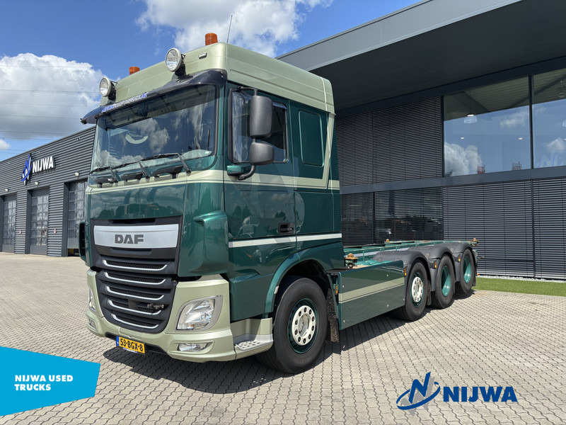 DAF XF 460 8x2 20ft container systeem - Контейнеровоз/ Сменна каросерия камион: снимка 1 DAF XF 460 8x2 20ft container systeem - Контейнеровоз/ Сменна каросерия камион: снимка 1