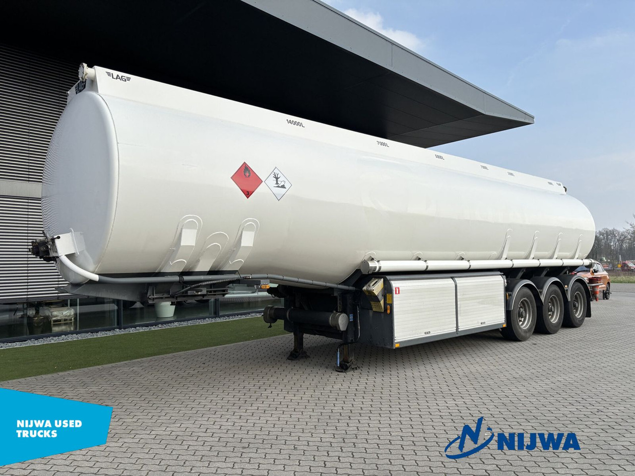 Lag O-3-43 Valid ADR + 47.500 L - Полуремарке цистерна: снимка 1 Lag O-3-43 Valid ADR + 47.500 L - Полуремарке цистерна: снимка 1