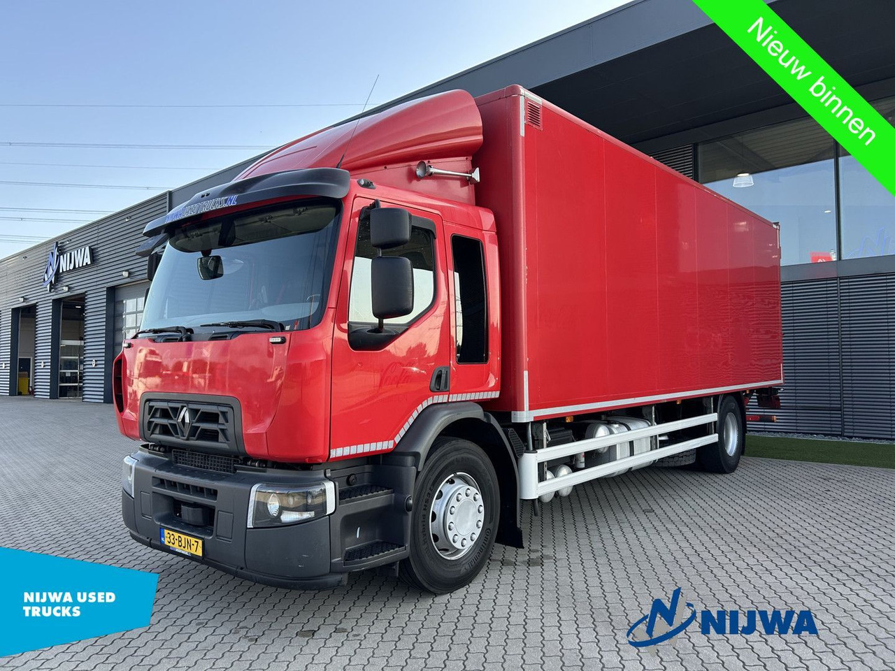 Renault D WIDE 280 4x2 Low mileage + Achtersluitklep - Камион фургон: снимка 1 Renault D WIDE 280 4x2 Low mileage + Achtersluitklep - Камион фургон: снимка 1