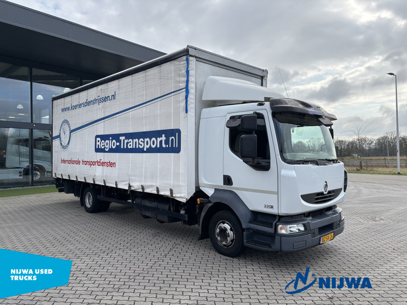 Renault MIDLUM 220 4x2 Schuifzeil + Laadklep - Камион с брезент: снимка 2 Renault MIDLUM 220 4x2 Schuifzeil + Laadklep - Камион с брезент: снимка 2