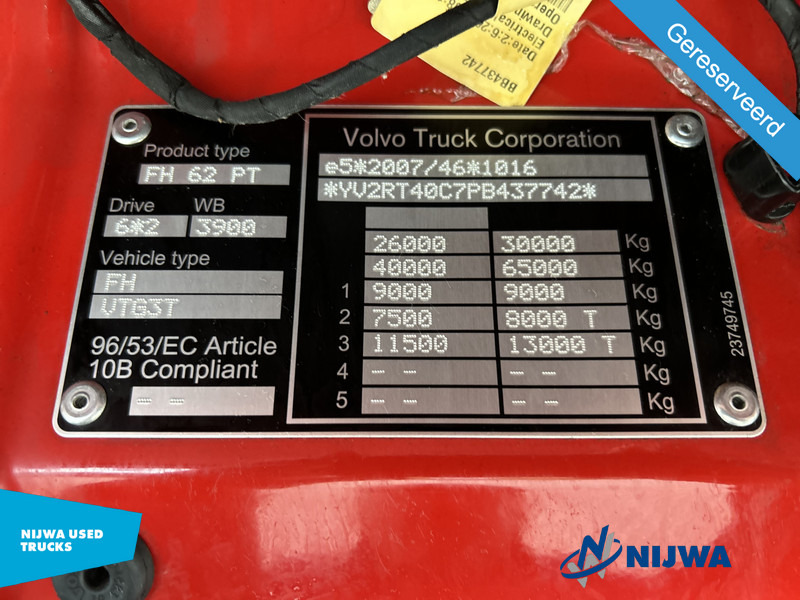 Влекач Volvo FH 500 TC 6x2 Retader + Schuifschotel: снимка 14 Влекач Volvo FH 500 TC 6x2 Retader + Schuifschotel: снимка 14