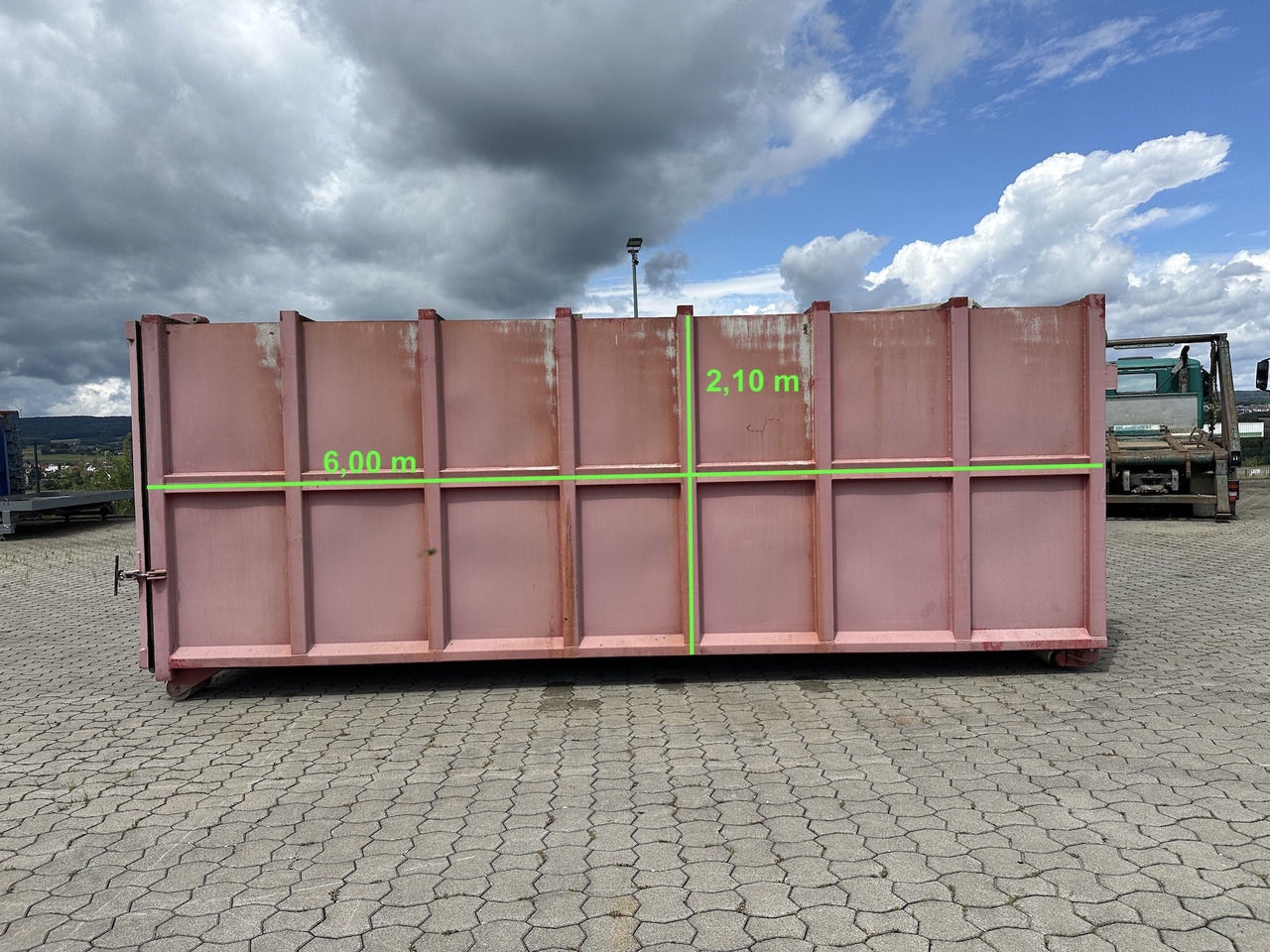 Mercedes-Benz Wassercontainer Mulde 30 cbm Silo für Abrollkipper - Камион: снимка 2 Mercedes-Benz Wassercontainer Mulde 30 cbm Silo für Abrollkipper - Камион: снимка 2