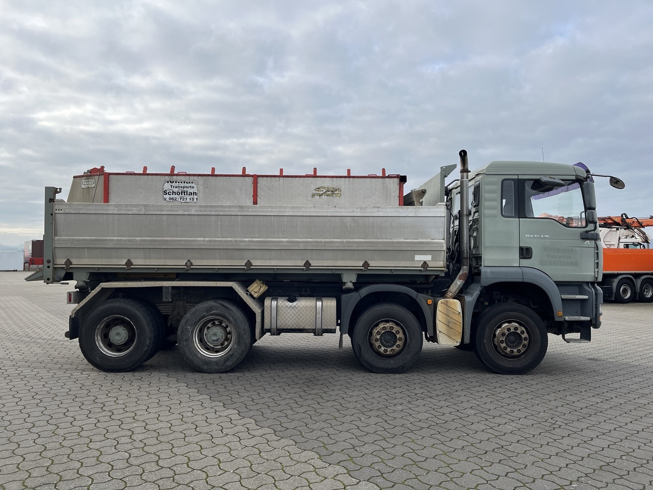 Самосвал камион MAN 35.430 8x4    Intarder   Analog Tacho   Bordmatik: снимка 8