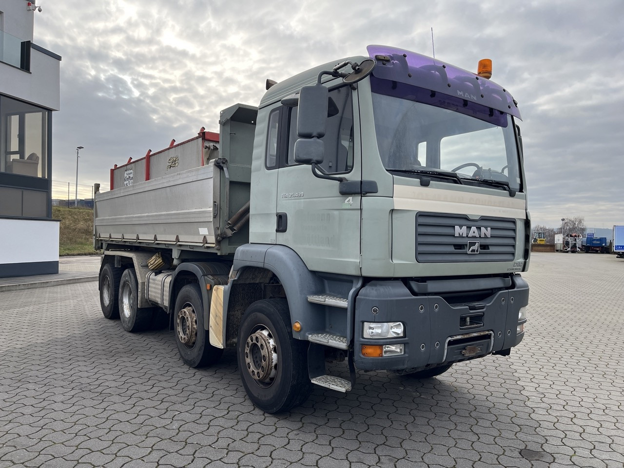 Самосвал камион MAN 35.430 8x4    Intarder   Analog Tacho   Bordmatik: снимка 9