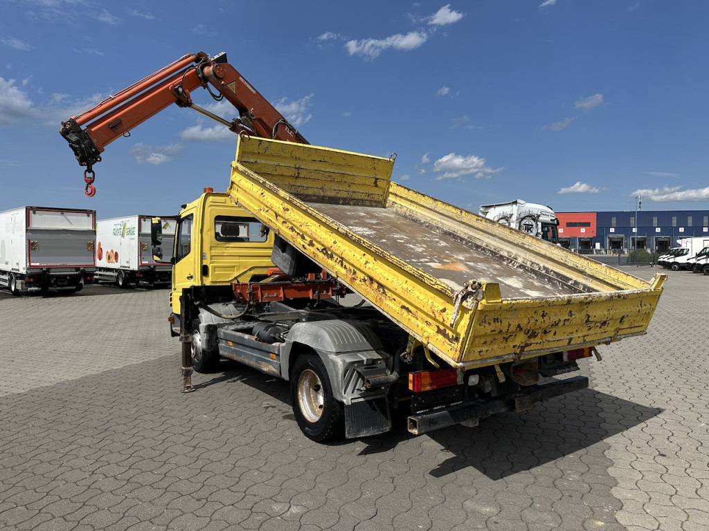 Самосвал камион, Камион с кран Mercedes-Benz 924 4x2  Meiller Terex   Atlas 65.2 Kran: снимка 9
