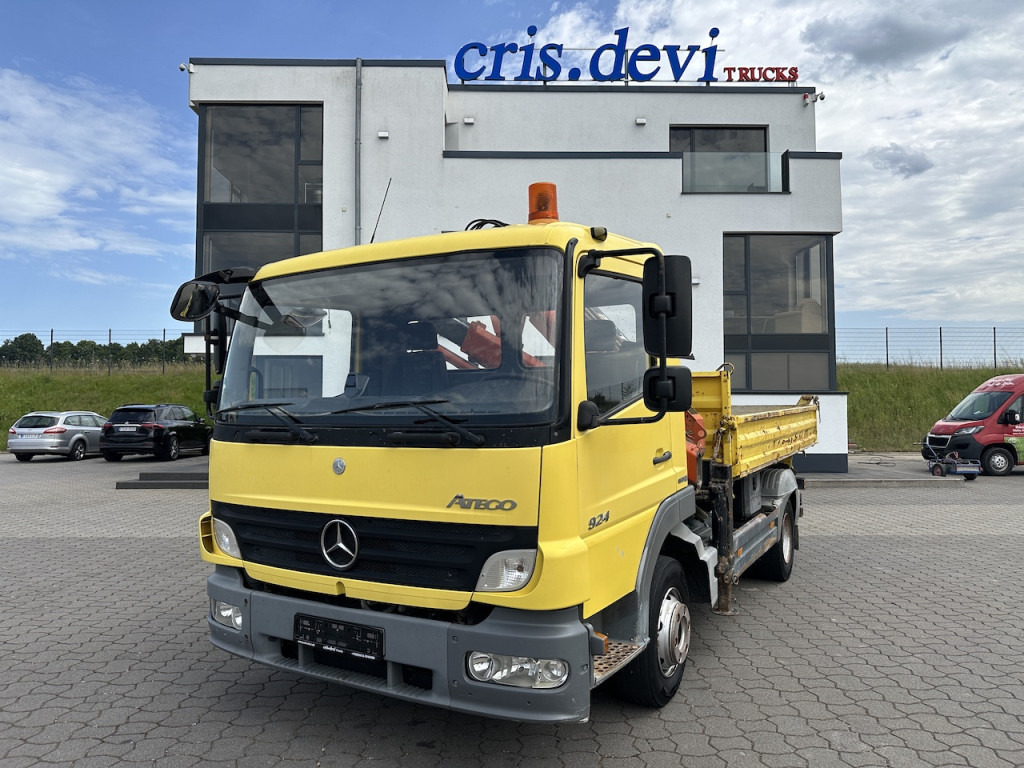 Самосвал камион, Камион с кран Mercedes-Benz 924 4x2  Meiller Terex   Atlas 65.2 Kran: снимка 6