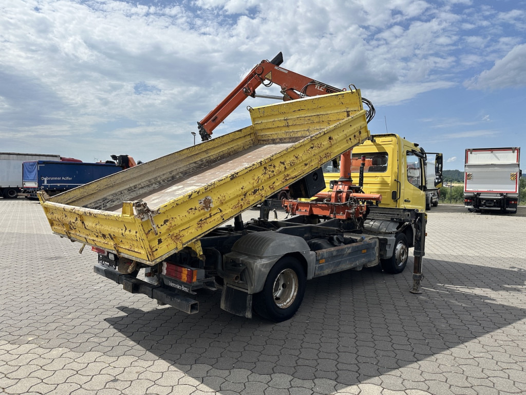 Самосвал камион, Камион с кран Mercedes-Benz 924 4x2  Meiller Terex   Atlas 65.2 Kran: снимка 11