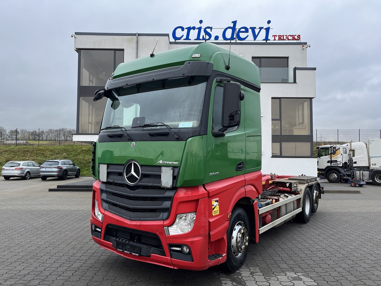 Mercedes-Benz Actros 2745 6x2 Gergen 21 70 Abrollkipper - Мултилифт с кука камион: снимка 1 Mercedes-Benz Actros 2745 6x2 Gergen 21 70 Abrollkipper - Мултилифт с кука камион: снимка 1