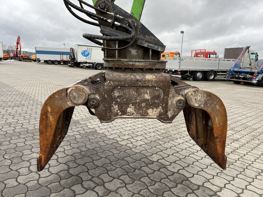 Колесен багер Sennebogen 818  Umschlagbagger   Greifer: снимка 8