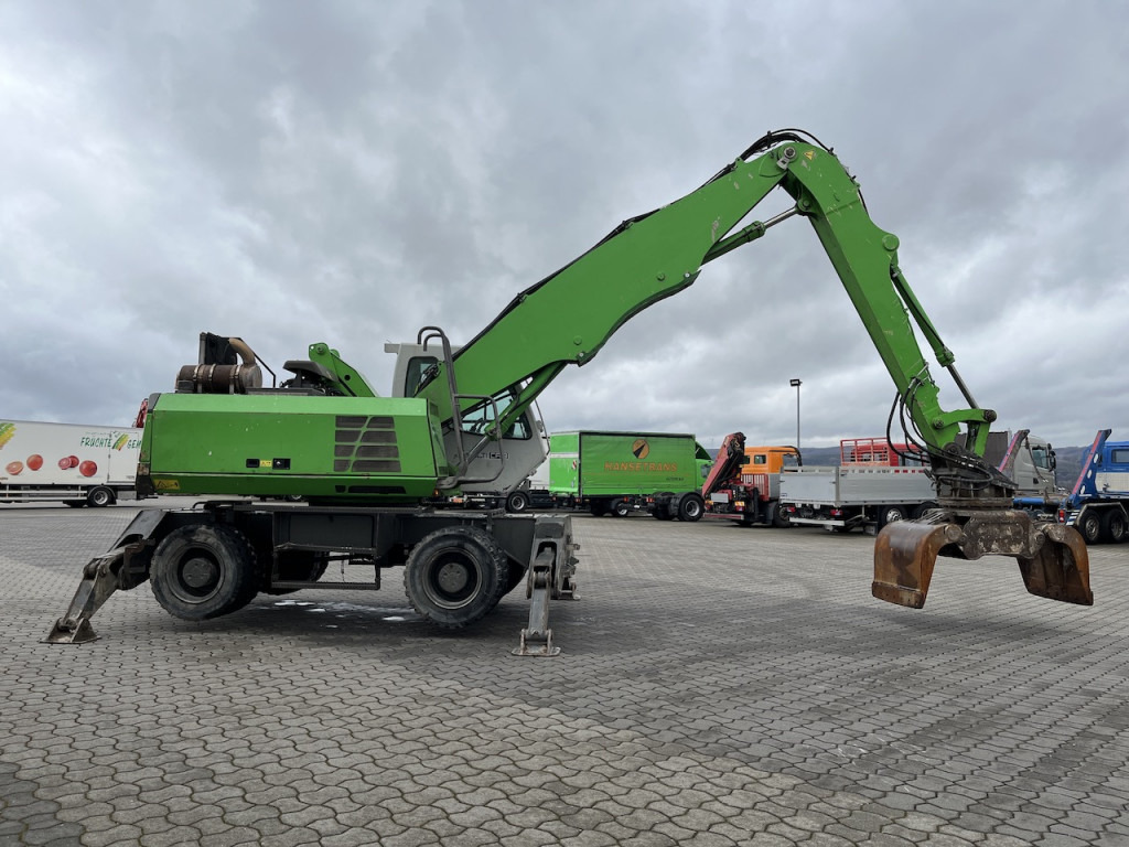 Колесен багер Sennebogen 818  Umschlagbagger   Greifer: снимка 7
