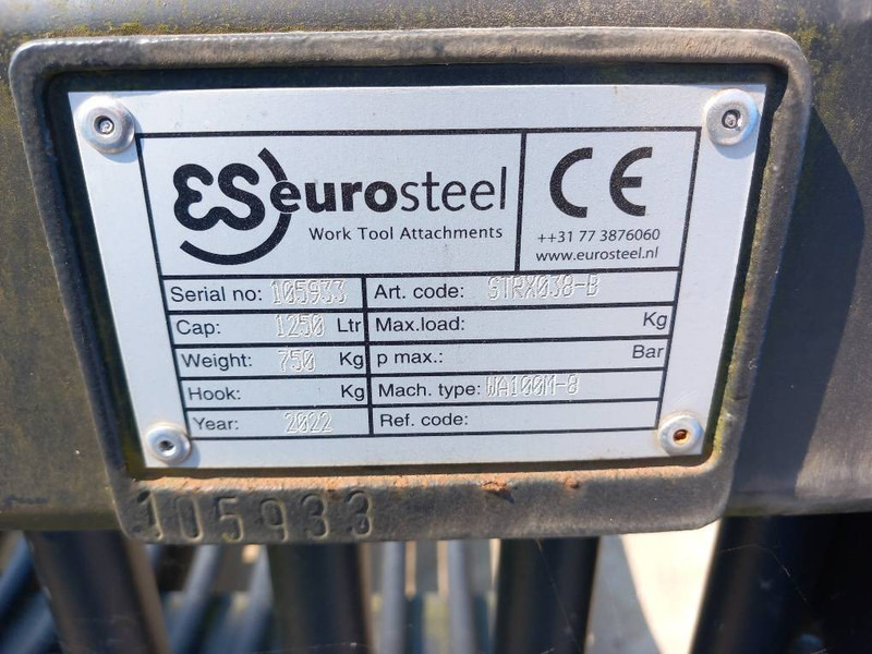 Eurosteel Puinriek WA100 - Кофа за Строителна техника: снимка 4 Eurosteel Puinriek WA100 - Кофа за Строителна техника: снимка 4