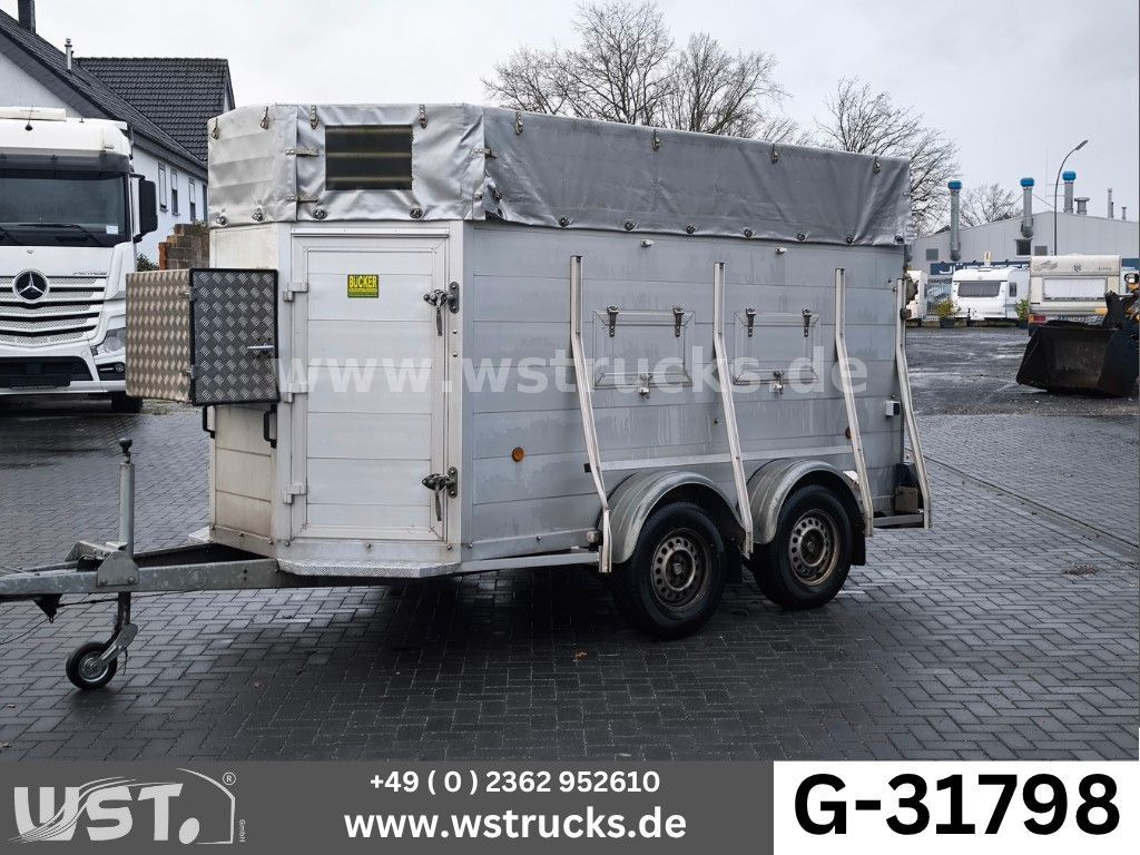 Blomert V30 Großvieh Vollalu Seilwinde Viehanhänger - За превоз на животни ремарке: снимка 1 Blomert V30 Großvieh Vollalu Seilwinde Viehanhänger - За превоз на животни ремарке: снимка 1