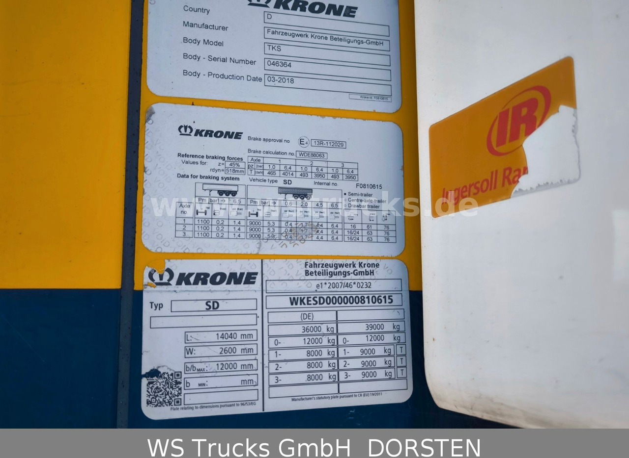 Krone 10x Tiefkühl Thermoking SLX 300 Doppelstock - Рефрижератор полуремарке: снимка 3 Krone 10x Tiefkühl Thermoking SLX 300 Doppelstock - Рефрижератор полуремарке: снимка 3