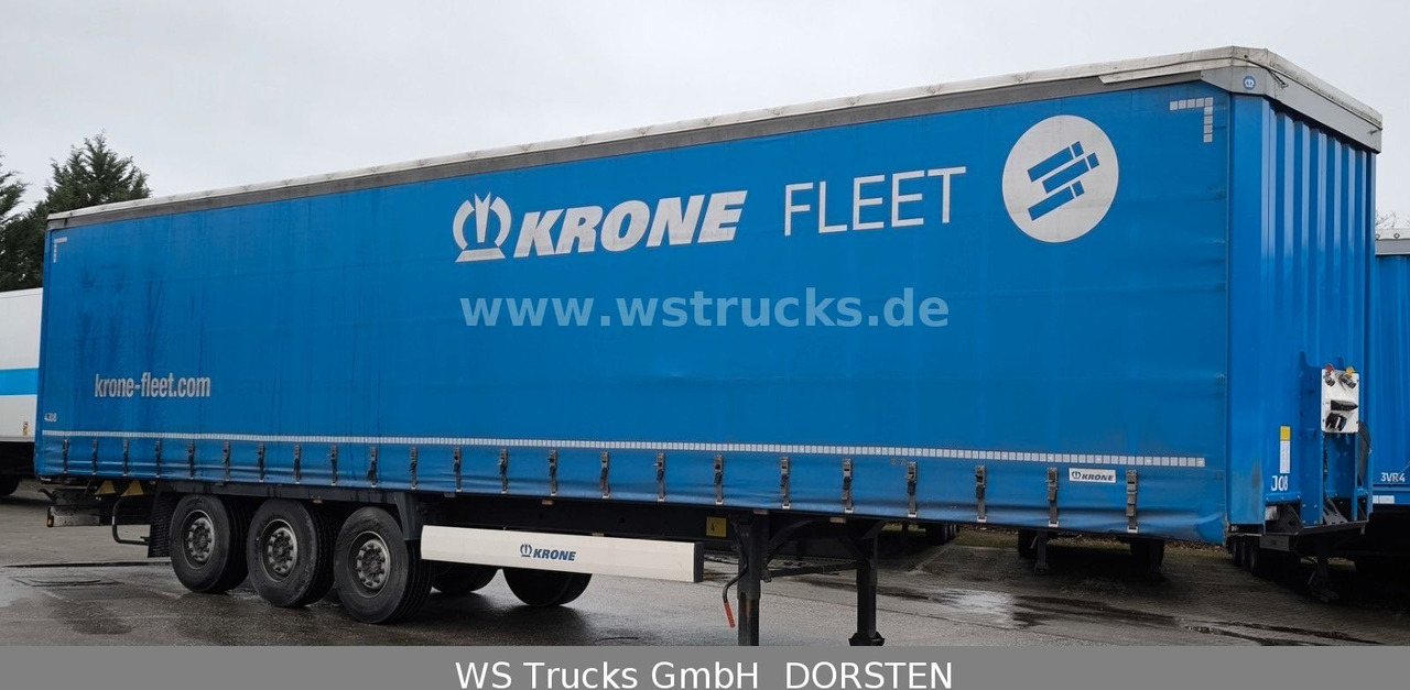 Krone SD 27 Planauflieger mit Edscha | ABS, EBS, XL - Брезентово полуремарке: снимка 4 Krone SD 27 Planauflieger mit Edscha | ABS, EBS, XL - Брезентово полуремарке: снимка 4