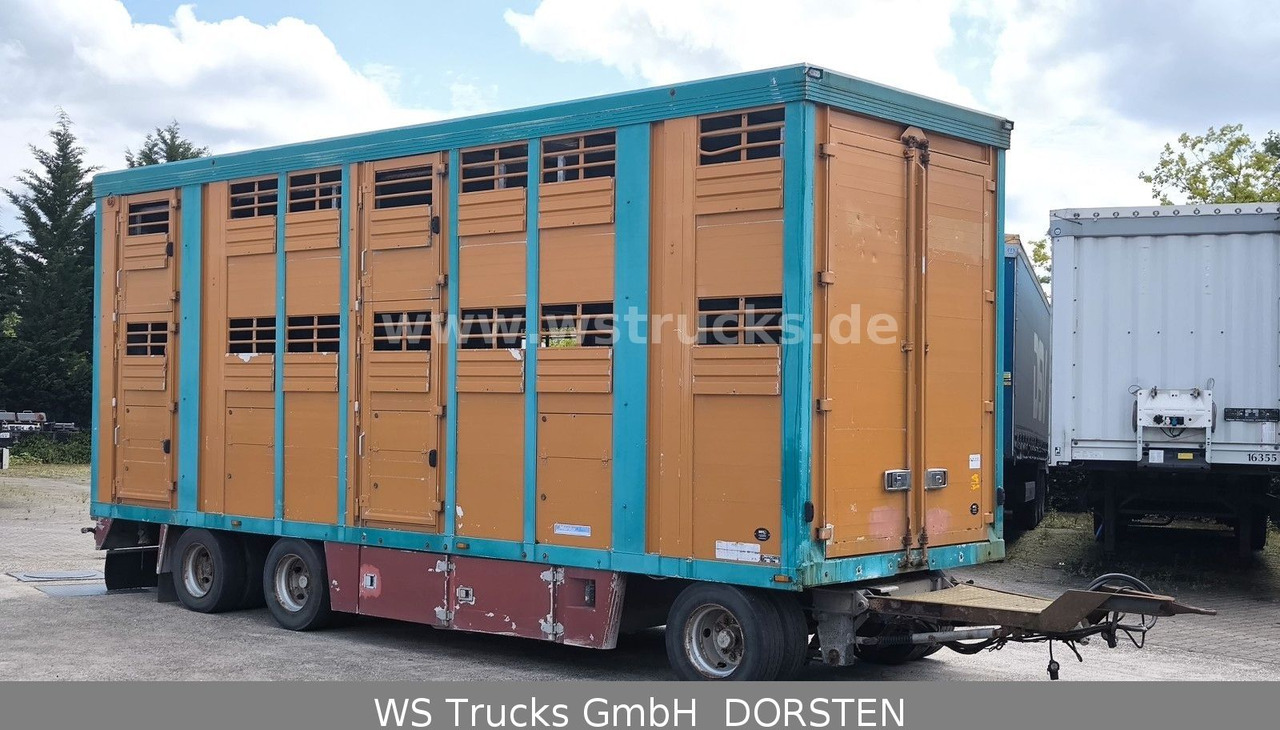 Menke-Janzen Menke 2 Stock Vollalu 8 m Hubdach Viehanhänger - За превоз на животни ремарке: снимка 3 Menke-Janzen Menke 2 Stock Vollalu 8 m Hubdach Viehanhänger - За превоз на животни ремарке: снимка 3