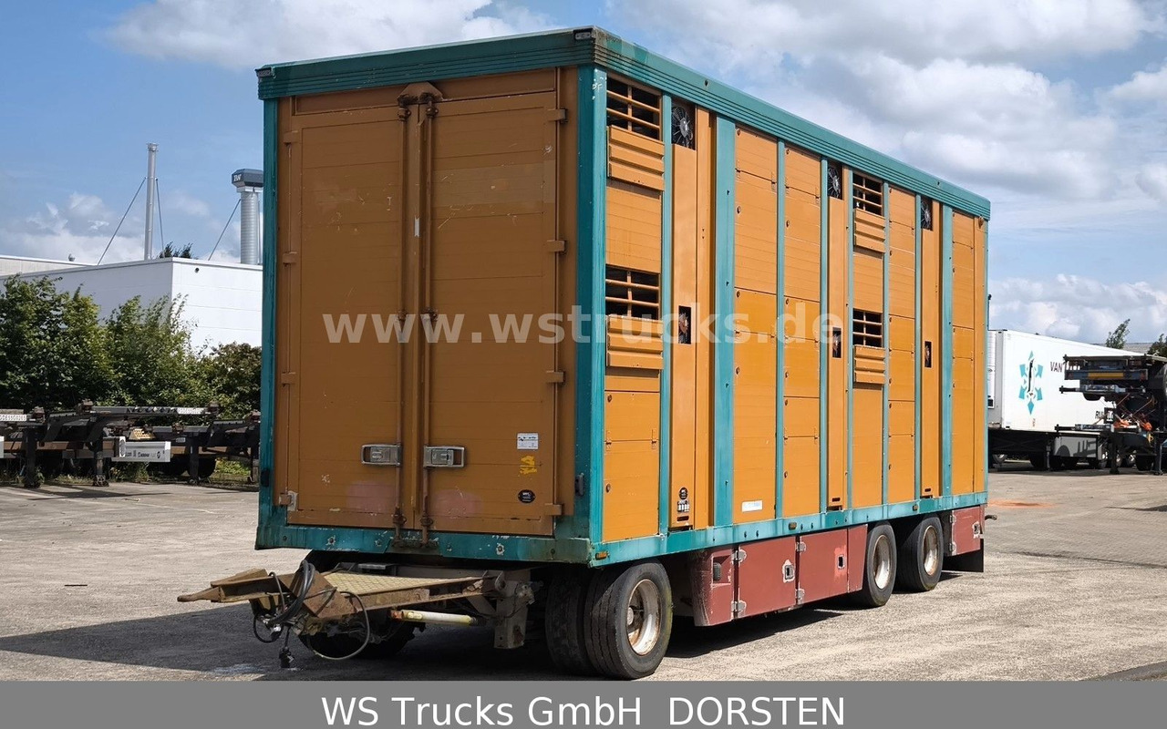 Menke-Janzen Menke 2 Stock Vollalu 8 m Hubdach Viehanhänger - За превоз на животни ремарке: снимка 2 Menke-Janzen Menke 2 Stock Vollalu 8 m Hubdach Viehanhänger - За превоз на животни ремарке: снимка 2