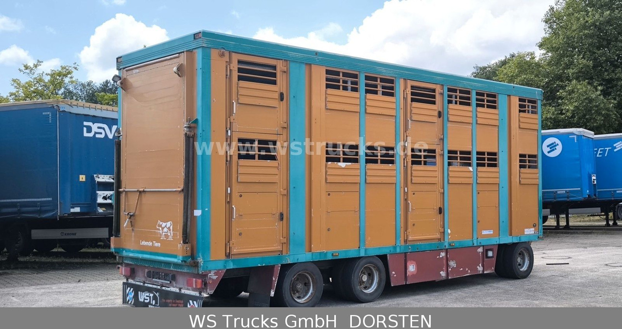 Menke-Janzen Menke 2 Stock Vollalu 8 m Hubdach Viehanhänger - За превоз на животни ремарке: снимка 5 Menke-Janzen Menke 2 Stock Vollalu 8 m Hubdach Viehanhänger - За превоз на животни ремарке: снимка 5