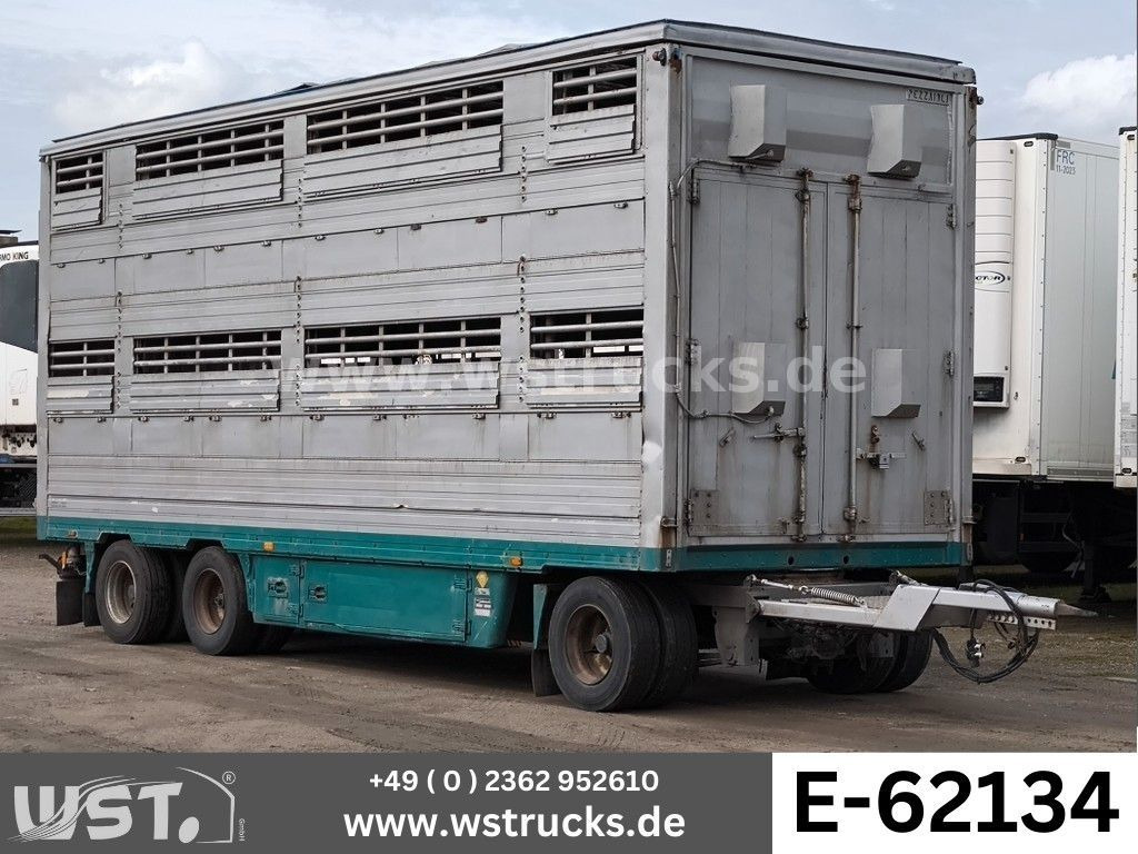 Pezzaioli 2 Stock RBA31F ausfahrbares Dach Viehanhänger - За превоз на животни ремарке: снимка 1 Pezzaioli 2 Stock RBA31F ausfahrbares Dach Viehanhänger - За превоз на животни ремарке: снимка 1