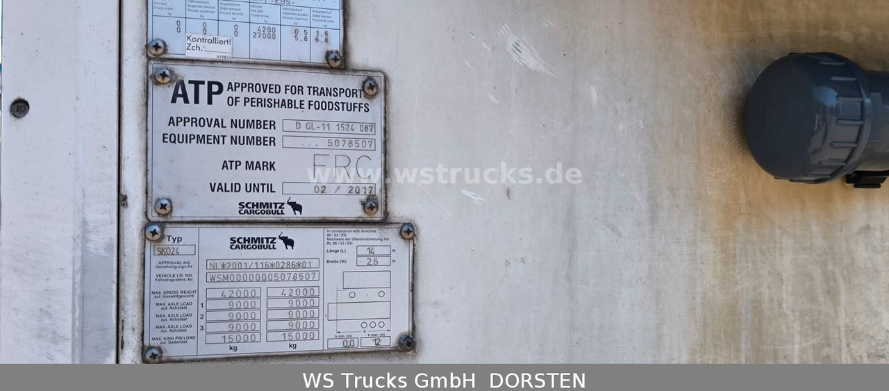 Schmitz Cargobull SKO 24 Kühlauflieger | Vector 1850 MT | LBW - Затворена каросерия полуремарке: снимка 5 Schmitz Cargobull SKO 24 Kühlauflieger | Vector 1850 MT | LBW - Затворена каросерия полуремарке: снимка 5